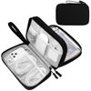 Picture of FYY Electronic Organizer, Large Travel Cable Organizer Bag Pouch Electronic Accessories Carry Case Portable Waterproof Double Layers All-in-One Storage Bag for Cable, Cord, Charger, Phone, Black