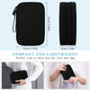 Picture of FYY Electronic Organizer, Large Travel Cable Organizer Bag Pouch Electronic Accessories Carry Case Portable Waterproof Double Layers All-in-One Storage Bag for Cable, Cord, Charger, Phone, Black