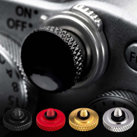 Picture of Fujifilm Camera Soft Release Button: 4 Pcs Shutter Button of Camera Accessories - Fuji Fujifilm X-M5 X-T5 X-T4 X-T3 X-T30 X-T30 II X-T20 X-PRO3 X100VI X100V X-E4 X-E3