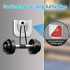 Picture of Ring Indoor Cam Adhesive Wall Mount Bracket, Strong Adhesive Durable Camera Mount Stand for Ring Indoor Camera, Two Ways Installation Easy to Install (2 Pack)