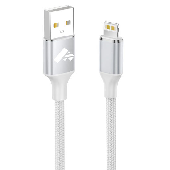 Picture of iPhone Charger [Apple MFi Certified] 6FT iPhone Charger Cord Fast Charging USB to Lightning Cable Braided USB iPhone Cable Cord Compatible with iPhone 14 13 12 11 Pro Max XR XS X 8 7 6 Plus SE, iPad