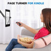 Picture of GEKVIVE Remote Control Page Turner for Kindle Paperwhite Oasis Scribe eReaders, Page Turner Clicker for iPad Tablets Reading Novels Taking, Phone Camera Video Record Remote Triggers, Black