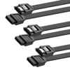 Picture of Mbiydeg SATA Cable III for SSD HDD Data,3 PCS 6Gbps Straight Angle 15 Inch Sata Data Cable Sata 3 Cable Compatible for SATA Hard Drive CD Driver, CD Writer,Black
