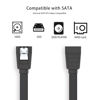 Picture of Mbiydeg SATA Cable III for SSD HDD Data,3 PCS 6Gbps Straight Angle 15 Inch Sata Data Cable Sata 3 Cable Compatible for SATA Hard Drive CD Driver, CD Writer,Black