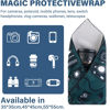 Picture of Walking Way Protective Wrap, Self-Adhesive Magic Cloth Camera Wrap, Universal Storage Cloth, Anti-Scratch, Dustproof, Washable Lens Pouch for DSLR, Smartphones, Laptops, Cosmetic, Household Items