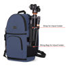 Picture of MOSISO Camera Sling Bag, DSLR/SLR/Mirrorless Camera Backpack Case Shockproof Photography Backpack with Tripod Holder & Removable Modular Inserts Compatible with Canon/Nikon/Sony/Fuji, Steel Blue