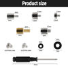 Picture of 46PCS NVME M.2 SSD Mounting Screws M.2 SSD Screw Kit for Asus Gigabyte ASRock Msi Motherboards