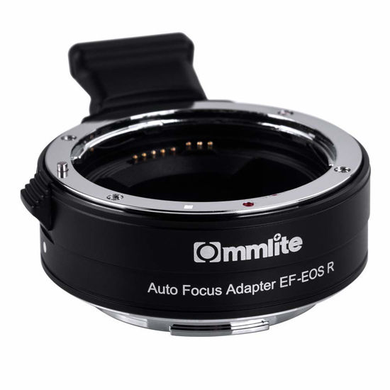 Picture of Commlite CM-EF-EOS R Lens Adapter, Electronic Auto-Focus EF to R Mount Adapter for Canon EF/EF-S Lens to EOS R, EOS RP, EOS R6, EOS R5 Series Mirrorless Cameras