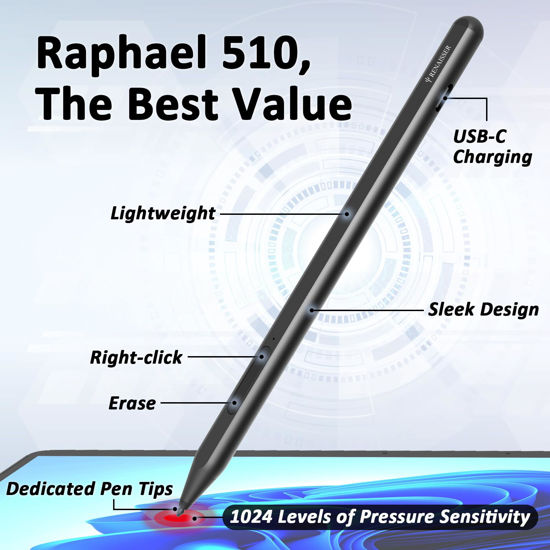 RENAISSER Turing 520 Stylet Pour IPad, Conçu à Houston, Fabriqué à