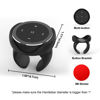 Picture of BEJIGO Wireless Bluetooth Media Control Button with Selfie Functionality by UltraConnect - Compatible with iPhone and Android - Perfect for Car & Motorcycle Steering Wheel - Quick & Easy Siri Activate