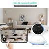 Picture of Alaga Indoor Security Camera,3K,360° Pan&Tilt, AI Human Tracking,2Pack Night Vision,Two-Way Audio,Works with Alexa&Google Assistant,Free 3 Months of Cloud Storage,5G&2.4G
