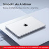 Picture of EooCoo Case Compatible with MacBook Air 13 inch 2025 2024 2023 2022 M3 M2 A3113 A2681, Clear Air 13.6" Laptop Hard Shell Case + TPU Keyboard Skin Cover + Screen Protector, Crystal Clear