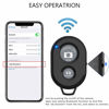 Picture of Wireless Remote Shutter for Cellphones and Tablets (3 Pack), AOQIYUE Bluetooth Remote for iPhone/Android Camera Control, Selfie Clicker for Photos and Videos - Wrist Strap Included
