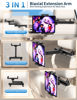 Picture of Tablet Holder for Car Headrest, [3 in 1 Adjustable Extension Arm] iPad Car Mount for Back Seat, Road Trip Essentials for Kids, for 4.7-12.9" Tablet Like iPad Pro, Air, Mini, Galaxy, Fire HD Tablet