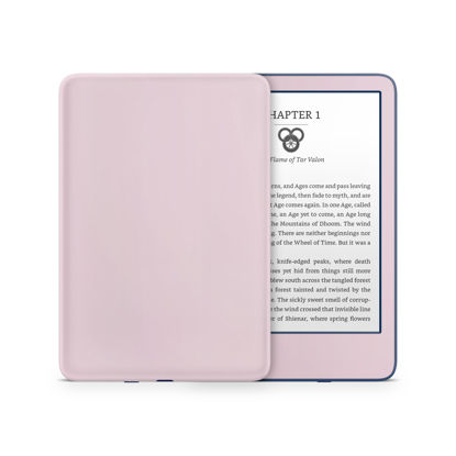 Picture of Tacky Design Solid Skin for Kindle Skin Decal, Minimalistic Skin for Kindle Stickers, Premium Vinyl 3M Full Wrap for Kindle Cover, and for Kindle Wrap Skin for (Blush Pink, Kindle (11th Gen, 2022))