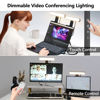 Picture of yAyusi Dual-lamp Video Conference Lighting, LED Streaming Light with Remote and Touch Control, Zoom Lighting for Computer,Webcam Monitor Laptop Ring Light for Video Calls/Zoom Meetings/Video Recording