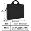 Picture of Hseok Laptop Sleeve 13-14 Inch Case Briefcase Compatible with MacBook Pro 14 inch M4/M3/M2/M1 All Model of 13.3 Inch Mac Air/Pro, XPS 13 14, Most Popular 13"-14" Notebooks,B04K01