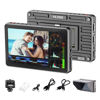 Picture of VILTROX DC-X2 2000Nits Video Field Monitor, 6 Inch Touchscreen 4K HDMI On Camera Monitor, Full HD 1920x1080 Video Monitoring 3D Lut, RGB Parade, Focus Peaking, with Sunshade Hood Battery