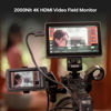 Picture of VILTROX DC-X2 2000Nits Video Field Monitor, 6 Inch Touchscreen 4K HDMI On Camera Monitor, Full HD 1920x1080 Video Monitoring 3D Lut, RGB Parade, Focus Peaking, with Sunshade Hood Battery