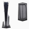 Picture of CKXIN PS5 Slim Disc Version Stand, Vertical Stand for PS5 Slim Disc Edition Console with Built-in Cooling Vents and Non-Slip Feet (Black)