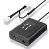 Picture of FitDVR Dash Cam Power Adapter (12pin), Compatible with Toyota Tacoma Camry Corolla RAV4 and Lexus and More, LED Display, Built-in USB Power Source, Easy Install, Plug and Play, 5V 12V Output, D3-010