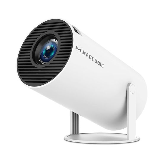 Picture of Magcubic HY300PRO Auto Keystone Mini Portable Projector, 4K/260 ANSI Smart Projector with WiFi 6 BT Air Remote, Screen Adjustment, 180 Degree Rotation, Home Video Projector Built-in Android 11.0 OS