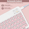 Picture of Bluetooth Keyboard for iPad 10th Generation, iPad Pro 13/12/11/10/9/8/7 inch, iPad Air 13/11th Gen, iPad Mini, Samsung Xiaomi Tablets, etc. - Slim Wireless Portable Travel Office Computer Accessories
