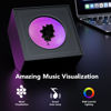 Picture of UNOHOUS Ferrofluid Music Visualizer, Ferrofluid Rhythm Music Mates, RGB Light Ferrofluid Speaker Music Mate, Dancing Ferrofluid Sculptures for Desk,Office,Bedroom