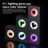 Picture of UNOHOUS Ferrofluid Music Visualizer, Ferrofluid Rhythm Music Mates, RGB Light Ferrofluid Speaker Music Mate, Dancing Ferrofluid Sculptures for Desk,Office,Bedroom