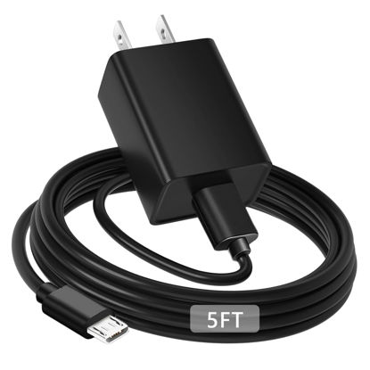 Picture of 10W Fast Charger for Freestyle Libre Reader, Freestyle Libre Reader 2, Libre 3, Libre 14 Day, Dexcom G6 Receiver, Dexcom G7, G5, G4, Freestyle InsuLinx, Freestyle Libre Pro/HD Reader Cable Cord