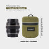 Picture of XAMOREST Camera Lens Case Lens Canvas Bag Compatible with Canon EF 24mm f 2.8/EF 50mm F 1.8¢ò, Nikon 35mm f1.8G/50mm f 1.8D/50mm f 1.4 and other Camera Lens Below 3.15" x 3.15"(D x L)(Green)