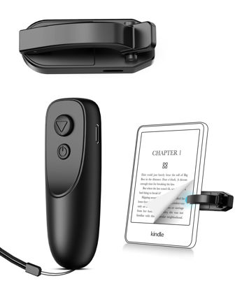 Picture of Fuloview Remote Control Page Turner for Kindle Paperwhite Kobo eReaders, Page Turner Clicker with Wireless Remote Compatible with iPad, Tablets, Cellphones