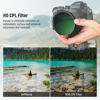 Picture of NEEWER 58mm CPL Filter with Lens Cap, Ultra Slim Multi Resistant Nano Coated Circular Polarizing Filter with HD Optical Glass for Camera Lens, Reduces Reflection & Glare, Boosts Contrast