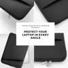 Picture of TEDNETGO Laptop Sleeve 15.6 inch, Upgrade Sturdy Portable Monitor Computer Laptop Case, Carrying Sleeve Bag Briefcase Bag 15.6'' with Pockets for MacBook PC Mac HP Lenovo Dell Asus Xbox Switch, Black