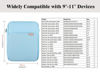 Picture of TiMOVO 9-11 Inch Tablet Sleeve Bag with Shoulder Strap for iPad 10th Gen. 10.9", iPad 9th/8th/7th Gen. 10.2", iPad Air 11/Air 5th/4th Gen. 10.9",Galaxy Tab A9+/A9 Plus 11", Light Blue