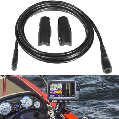 Picture of sevencow 010-11617-10 for Garmin Transducer Extension Cable 10ft for Garmin Echo Series, 4-Pin Extension Cable