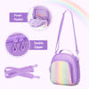 Picture of GRAOSO Carrying Case Compatible with Yoto Mini (2024 Edition), Card Holder Hold Up to 30 Cards, Travel Storage Bag for Audio Music Player & Headphone Accessories, Purple (Bag Only)