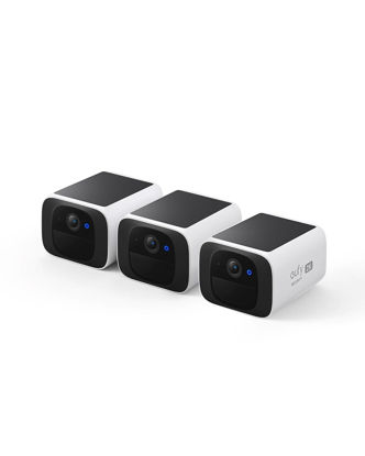 Picture of eufy Security S220 SoloCam 3-Cam Pack, Home Security System, Solar Security Camera Wireless Outdoor Camera, Always-On Power, 2K Resolution, 2.4 GHz Wi-Fi, No Monthly Fee