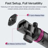 Picture of ULANZI MT-89 Extendable Tripod Aluminum, 82" Portable Adjustable Light Stand with 1/4" Screw Quick Release, 360° Ball Head Camera Phone Tripod for Camera Video Light Smartphone, Lightweight for Travel
