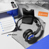 Picture of LEVN Bluetooth 5.0 Headset, Wireless Headset with Microphone (AI Noise Cancelling), 35Hrs Bluetooth Headphones with USB Dongle for PC, Suitable for Remote Work/Call Center/Zoom/Online Class/Trucker