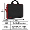 Picture of Hseok Laptop Sleeve 13-14 Inch Case Briefcase Compatible with MacBook Pro 14 inch M4/M3/M2/M1 All Model of 13.3 Inch Mac Air/Pro, XPS 13 14, Most Popular 13"-14" Notebooks,B01K03