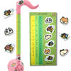 Picture of Honey Hamstore Musical Note Sticker Compatible with Otamatone Deluxe Size Synthesizer from Japan, Note Label for Beginners and Children, Multicolored, Thin Material, Helpful Practice Music Sticker