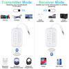 Picture of Bluetooth Transmitter Receiver,2-in-1 V5.3 Wireless Transmitter for Airplane,TV,PC,Gym,Switch. Supports up to 2 AirPods/Headphones. Bluetooth Receiver for Car/Home Stereo,with AptX Low Latency & HD