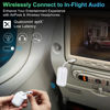 Picture of Bluetooth Transmitter Receiver,2-in-1 V5.3 Wireless Transmitter for Airplane,TV,PC,Gym,Switch. Supports up to 2 AirPods/Headphones. Bluetooth Receiver for Car/Home Stereo,with AptX Low Latency & HD