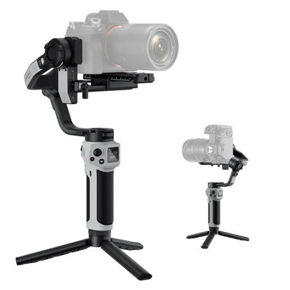 Picture of ZHIYUN CINEPEER Weebill 3E[Official], 3-Axis Lightweight Gimbal Stabilizer for DSLR & Mirrorless Camera Canon/Sony/Panasonic/Nikon, 3KG Payload, Native Vertical Shooting, Bluetooth Shutter Control