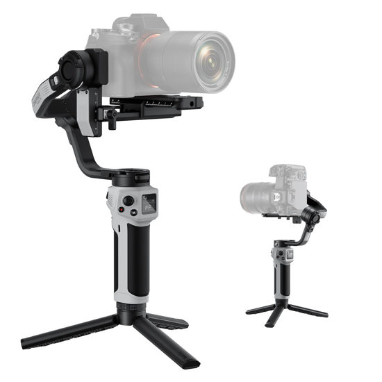 Picture of ZHIYUN CINEPEER Weebill 3E[Official], 3-Axis Lightweight Gimbal Stabilizer for DSLR & Mirrorless Camera Canon/Sony/Panasonic/Nikon, 3KG Payload, Native Vertical Shooting, Bluetooth Shutter Control