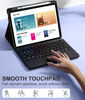 Picture of Harvopu Compatible for iPad 10th Generation Case with Keyboard (10.9", 2022), Folio Keyboard Cover with Pencil Holder, Multi-Touch Trackpad, 7 Color Backlit, Detachable Keyboard for iPad 10 Gen(Black)