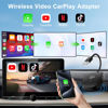 Picture of Wireless CarPlay Adapter, CarPlay Wireless Adapter Supports Netflix, YouTube, and Tiktok Stream Media Play, for OEM Wired CarPlay to Wireless Dongle, Fits for Cars from 2016 & iOS 10+ Phone