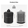 Picture of K&F Concept Camera Lens Pouch Case, Waterproof Zipper Lens Protective Bag, Shockproof All-round Camera Lens Carry Bag for DSLR SLR Lens Size Below 2.9" x4.5" (D x H)