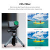 Picture of K&F Concept ND PL Filter Kit Compatible with DJI Osmo Action 5 Pro/Osmo Actioin 4, 4Pack CPL ND8 ND16 ND32 Screw On Polarizing Neutral Density Filter, HD Optical Glass/Multi-Coated/Metal Frame